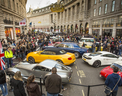 Free to all with a passion for Luxury Motoring is the Regent Street Motor Show 2015.