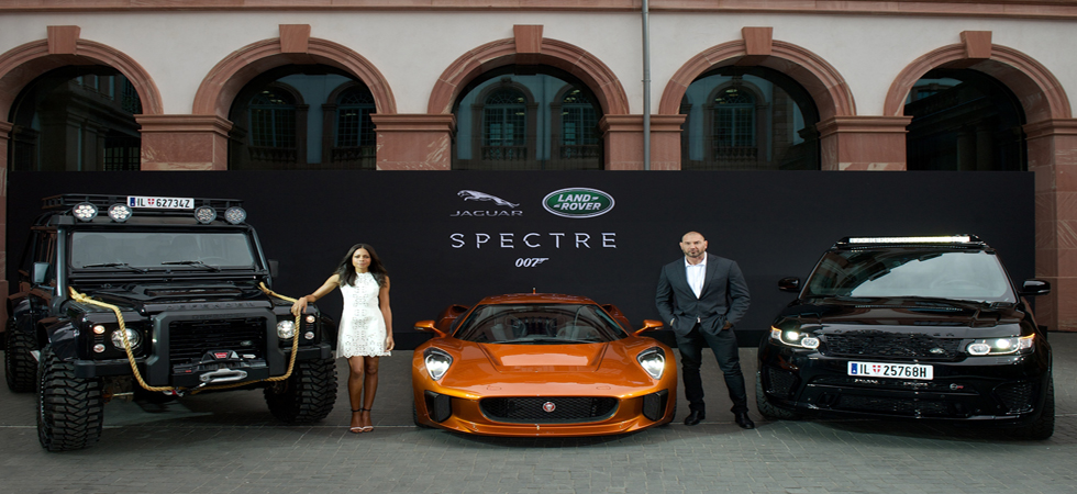 Jaguar, Range Rover and Land Rover are set to steal the show in SPECTRE.