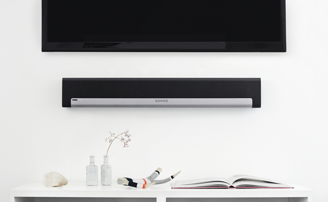 Cinematic viewing in the comfort of your home comes courtesy of the Sonos Playbar. 