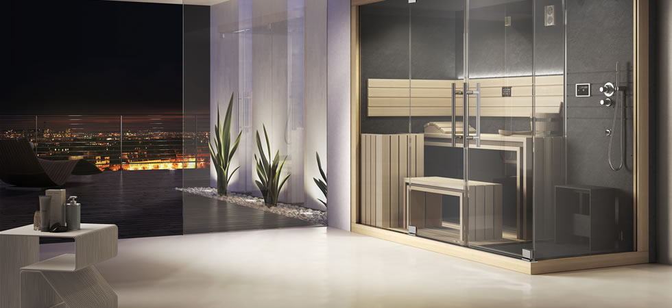luxury sauna