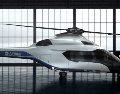 Airbus and Peugeot combine to create the H160 set for display in Dubai.