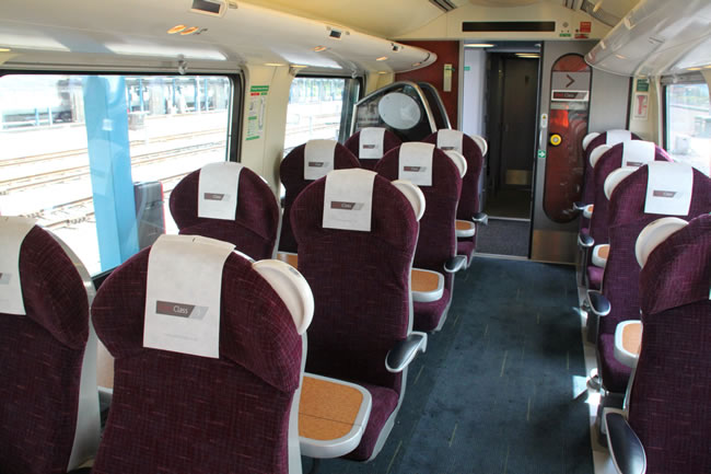 Crosscountry trains interior