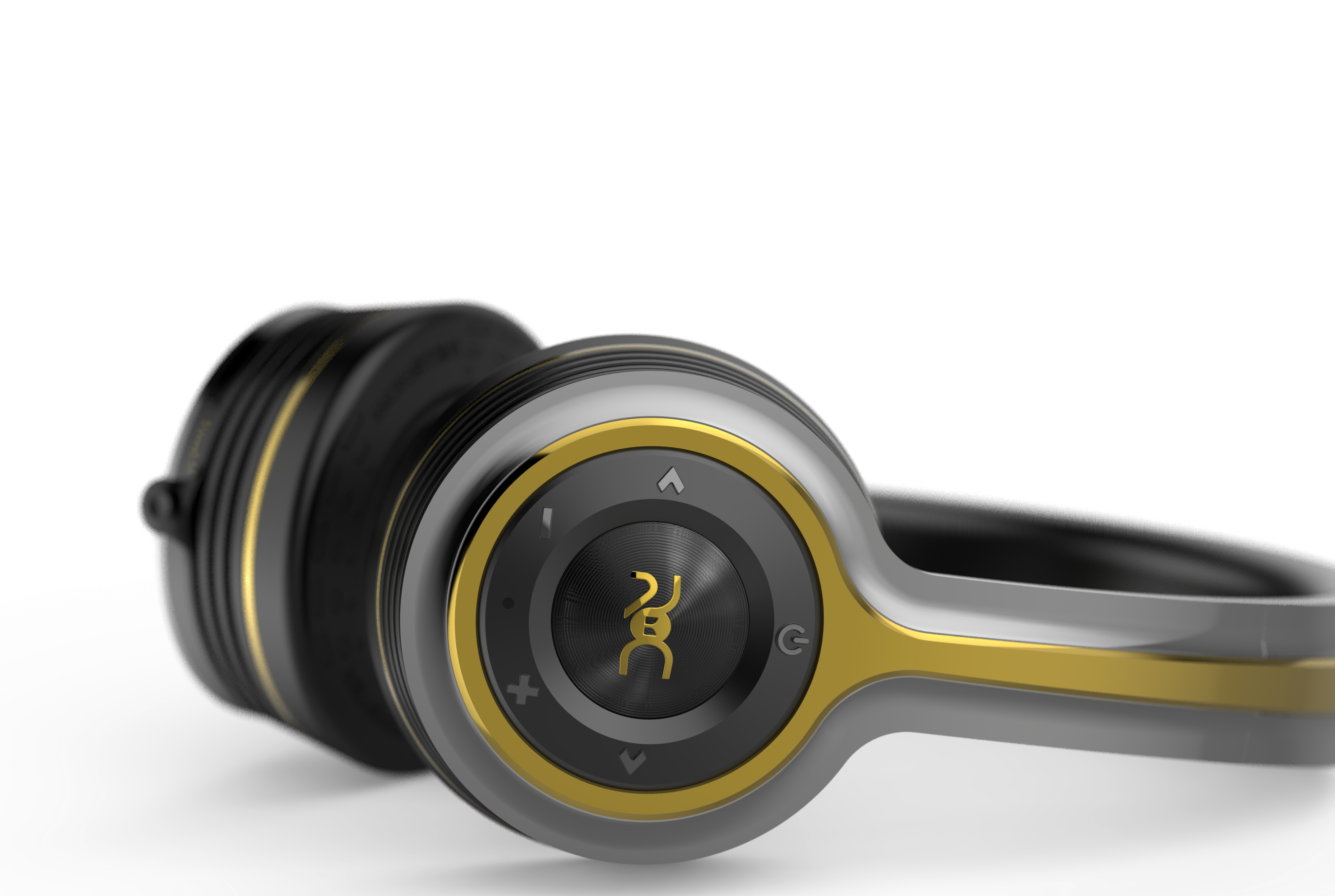 Black and gold set the tone for the ROC headphones. 