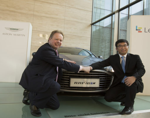 One step forward for the RapidE, one step forward for the luxury electric vehicle market.