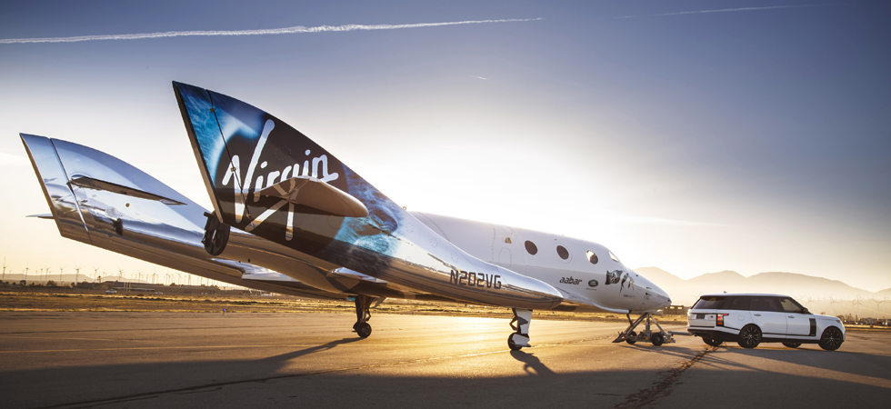 Virgin Galactic and Land Rover team up.