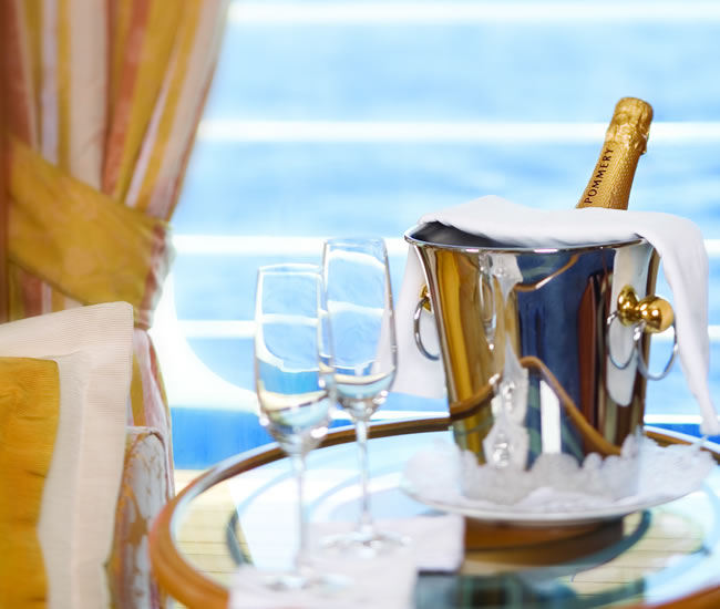 Silversea delivers a high standard of personalised service within an upscale, yet casual atmosphere