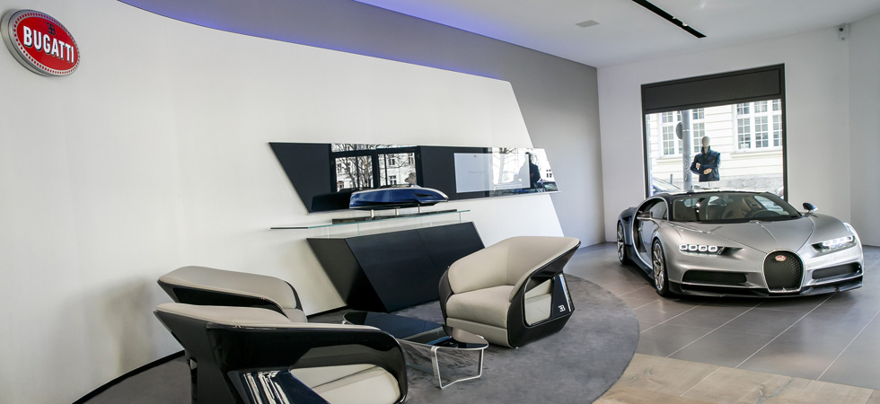 Second Bugatti dealership & boutique unveiled in Munich.