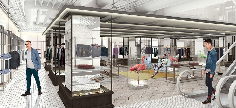 Luxury retailer Harvey Nichols has unveiled their new menswear department today at their Knightsbridge store.