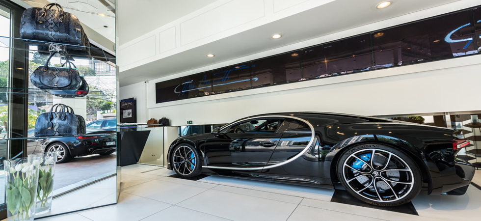 Monaco receives luxurious boost with new Bugatti showroom.