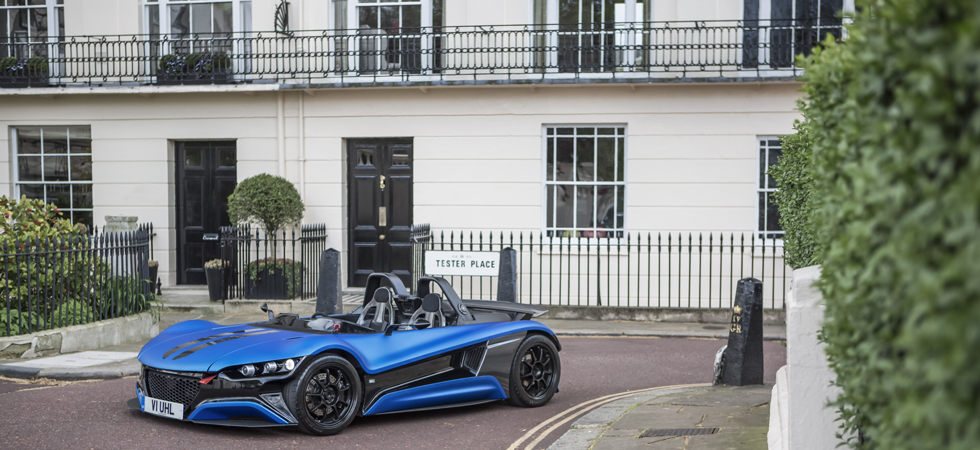 New Mexican supercar makes Battersea appearance.