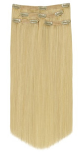 Fab Remy Lace Weft Clip-in Hair Extensions in Shade 60 Platinum Blonde, from £25
