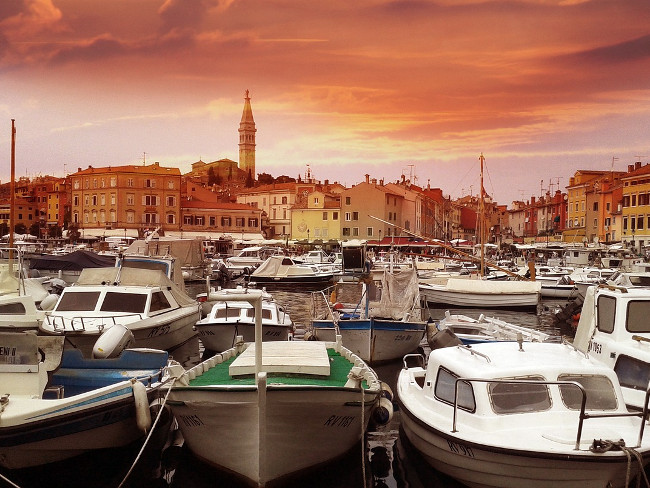 Rovinj is a Croatian fishing port on the west coast of the Istrian peninsula.