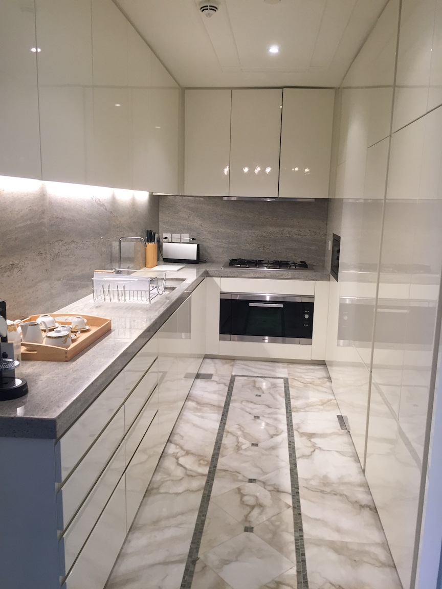 Palazzo Versace Dubai residence suite kitchen