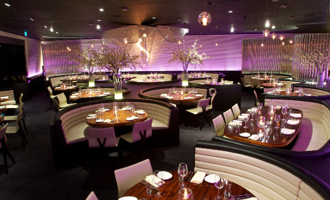 STK London is located on the ground floor of the swanky ME London Hotel.