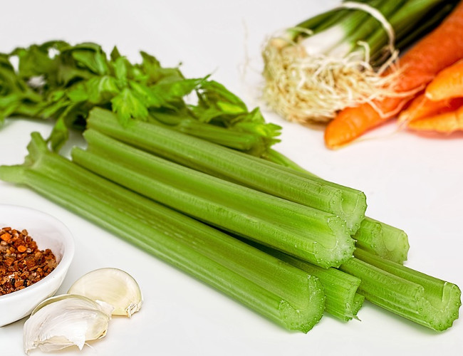 Celery resembles bone structure and is a great source of Vitamin K. Image Credit: pixabay.com
