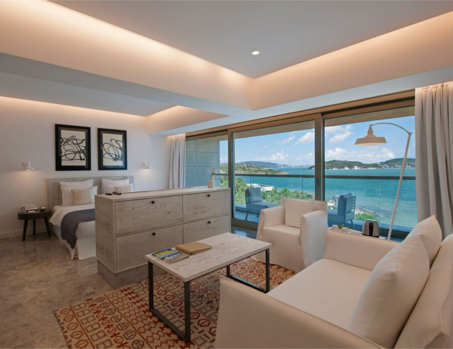 Murat Reis Ayvalik resort's Deluxe bedrooms. 