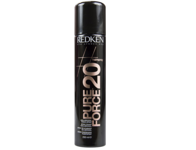 Redken Pure Force 20 Non-Aerosol Fixing Spray, £10.70 for 250ml. 