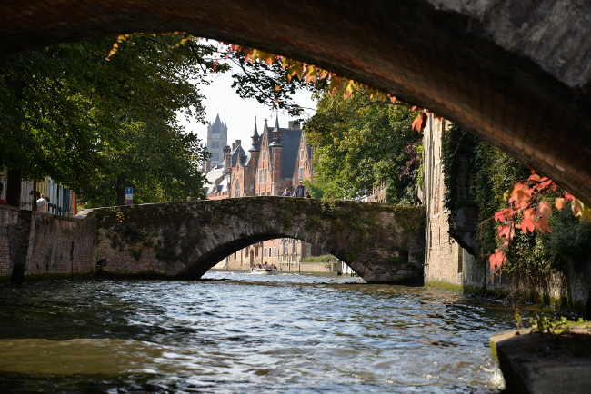Bruges is connected to the sea by a vast network of canals, so one of the best ways to explore the city is from the water on an open-top boat tour