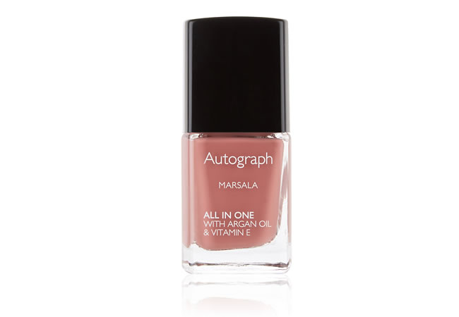 Autograph, All In One Nail Colour With Argan Oil in 'Marsala'