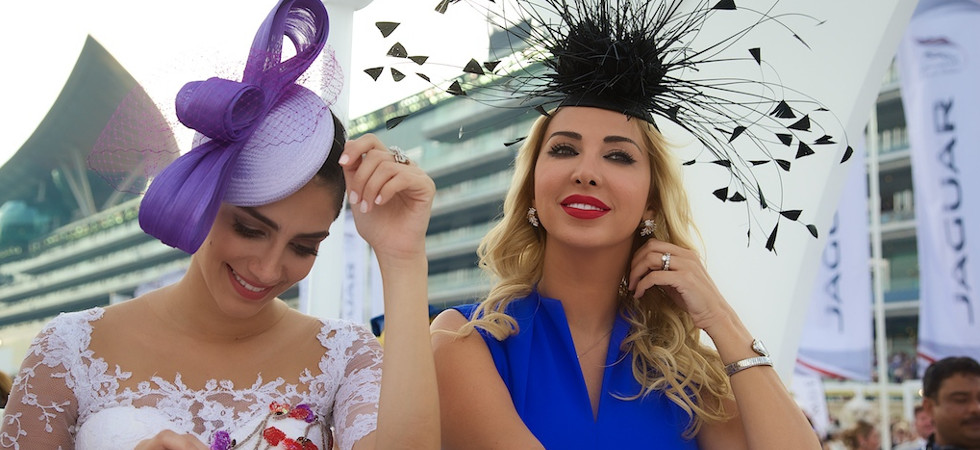 ladies at the horse racing