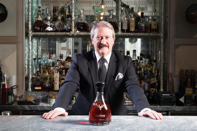 Richard Paterson and The Dalmore 50 (photo credit David Parry)