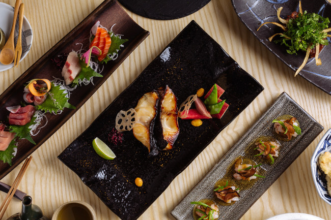Ginza Onodera - Black Cod and Sashimi