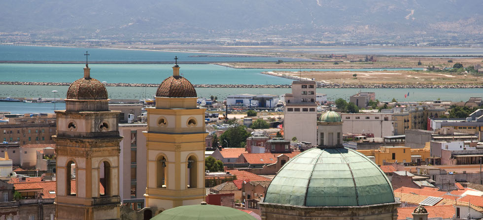 View of Cagliari - Credit Fototeca ENIT + photographer Sandro Bedessi
