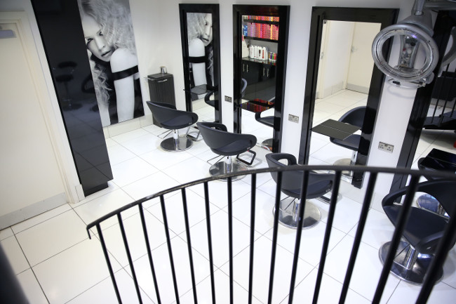 Jamie Stevens' hair salon in Kensington
