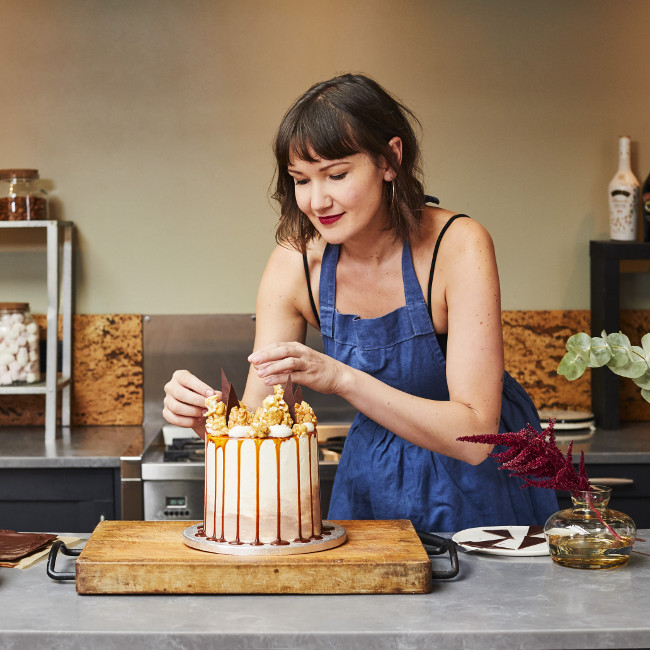 Lily Vanilli's Baileys Showstopper Salted Caramel Cake