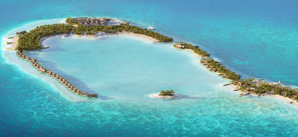 Waldorf Astoria Maldives Ithaafushi - Aerial View 2