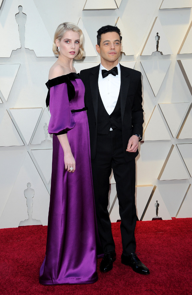Lucy Boynton and Rami Malek at the 91st Annual Academy Awards held at the Hollywood and Highland in Los Angeles, USA on February 24, 2019