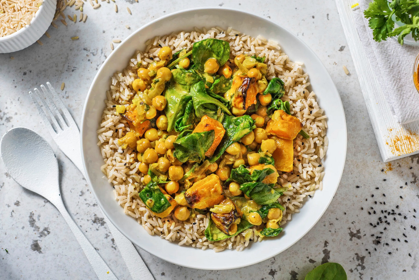 Butternut and Chickpea Curry