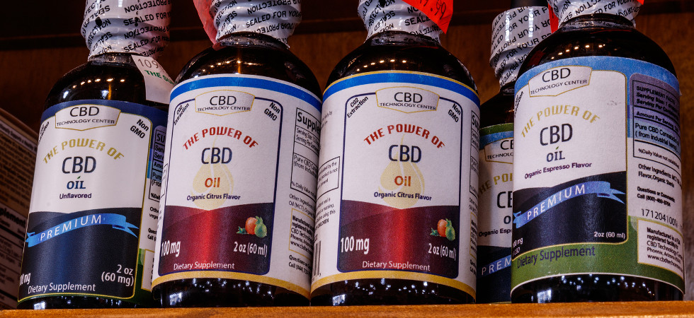 Indianapolis - Circa February 2019: CBD Technology Center products. The popularity of CBD oil as a medicinal product has skyrocketed VII