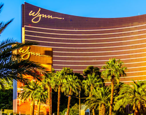 Las Vegas, Nevada/USA - June 8, 2019: Construction of new Casino Resorts on Las Vegas Boulevard, The Strip, across from the Wynn Resort and Casino in Las Vegas