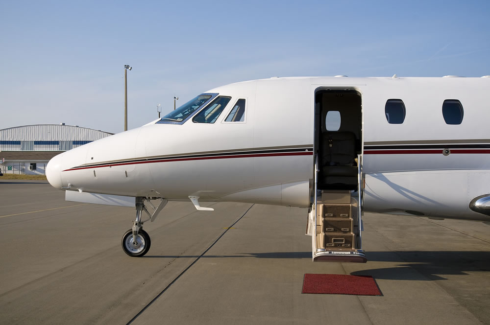 bigstock Corporate private luxury jet a 26410109