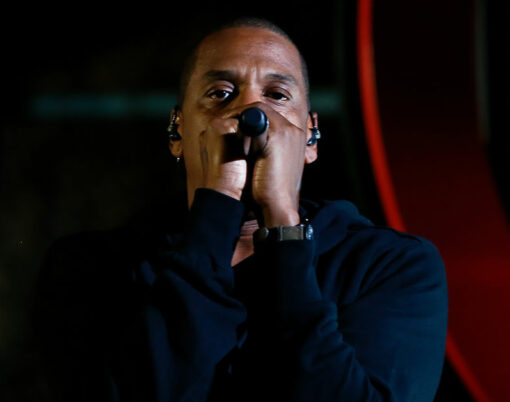 Rapper Jay-Z performs onstage at the 2014 Global Citizen Festival