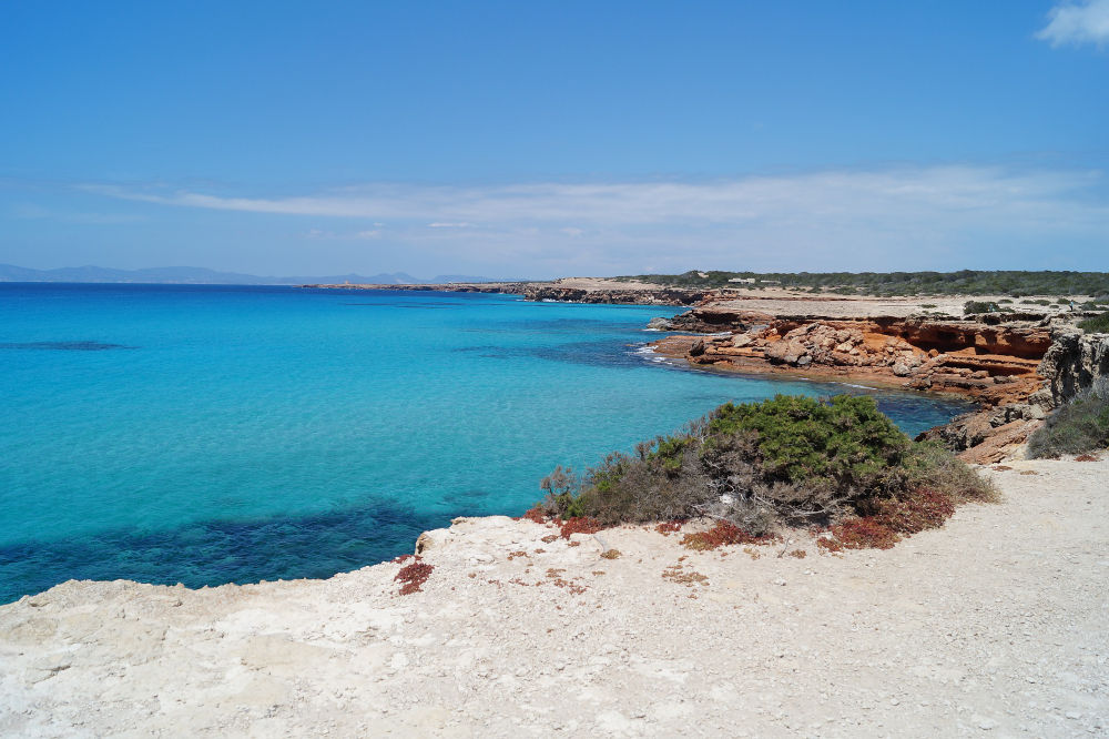 Beautiful views of Formentera 