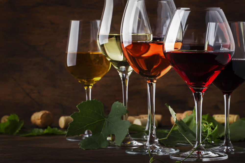 Variety of wines