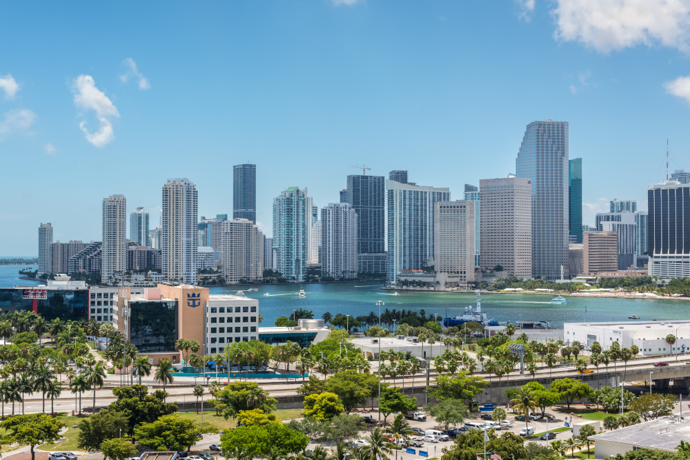 Downtown of Miami Skyline
