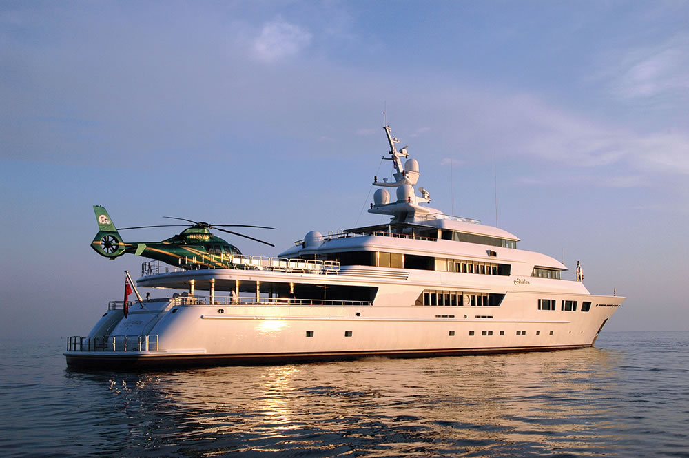 how much is greg norman's yacht worth