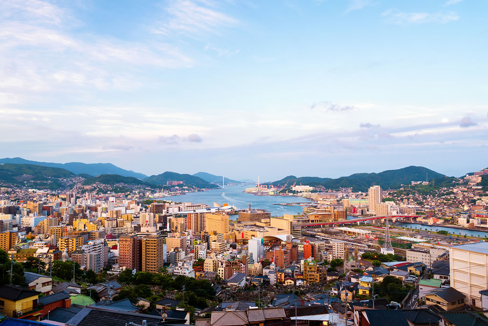 Nagasaki in Japan