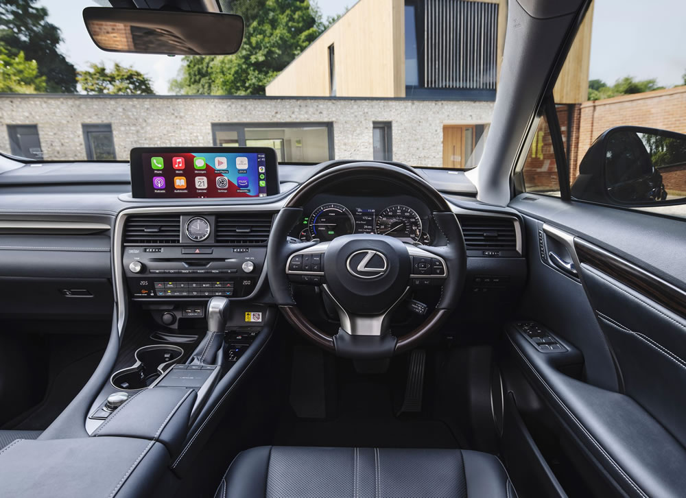 Lexus RX 450h Hybrid luxury SUV interior