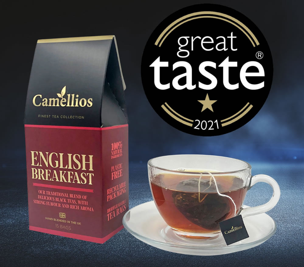 Camellios english breakfast award winning tea