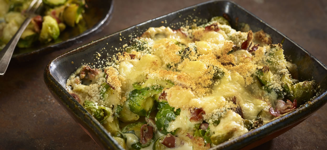 Brussels sprout and Comté gratin