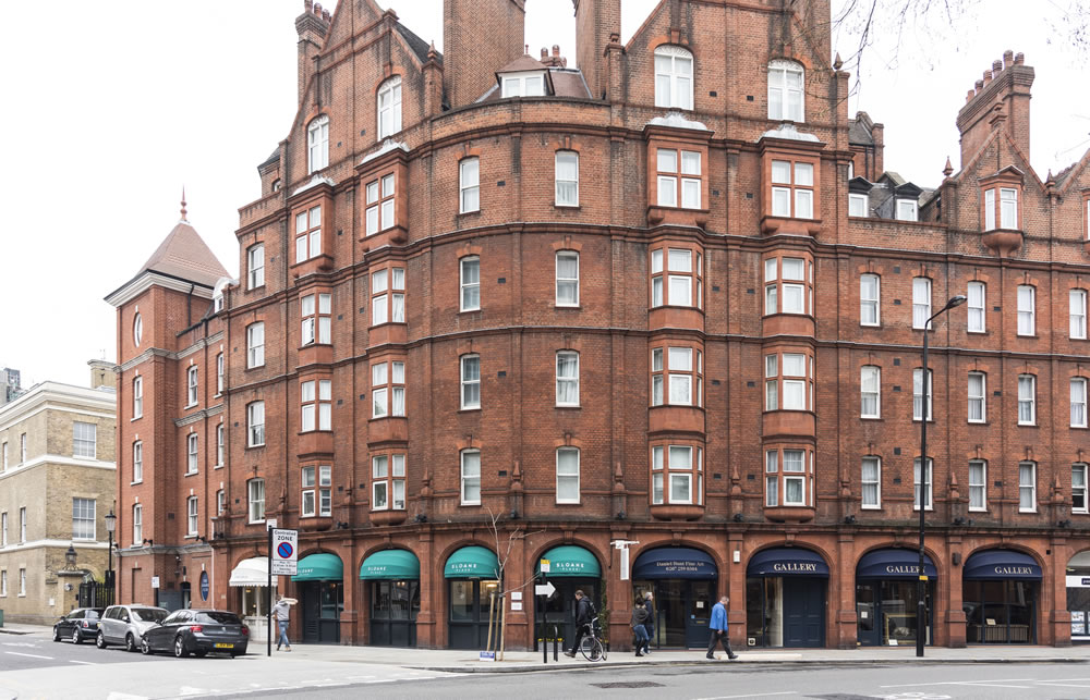 Sloane Place, Chelsea in London