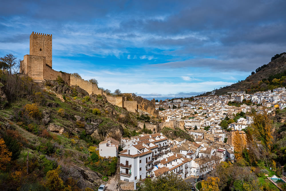 View over Yedra Castle in Cazorla Town, Jaen Province, Andalusia, Spain.