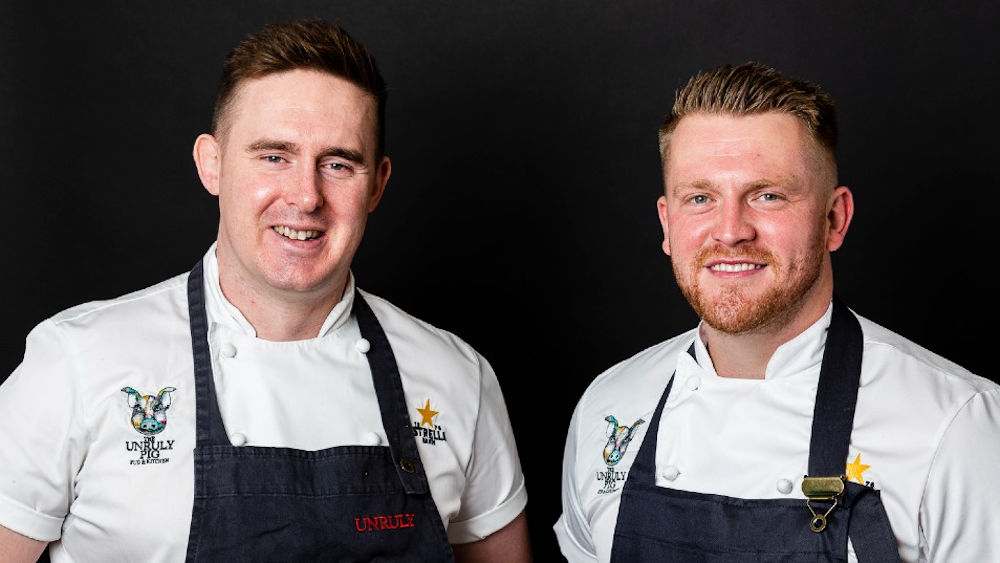Unruly Pig Chefs Dave Wall and Karl Green
