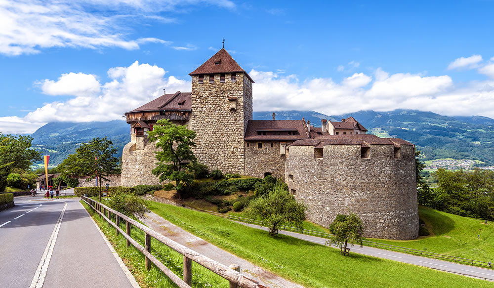 Vaduz castle in Liechtenstein