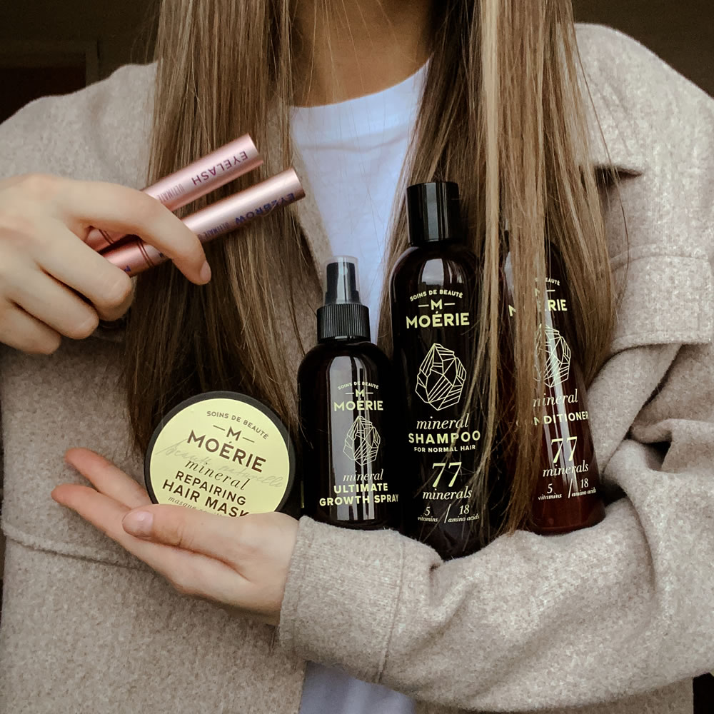 Moerie hair growth products