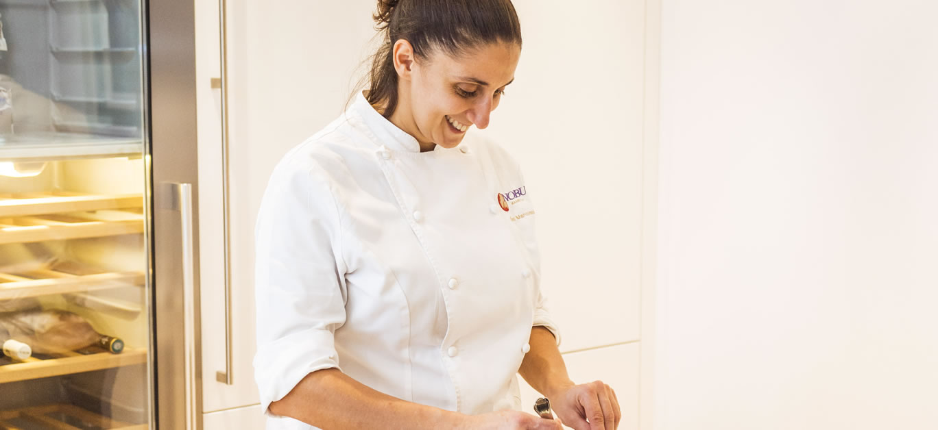 Eleni Manousou, executive chef at the Nobu Hotel Marbella